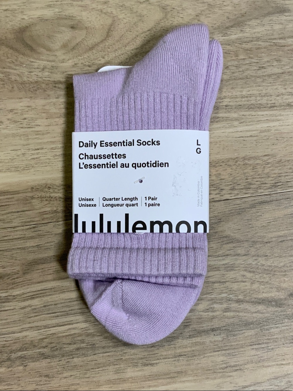 lululemon athletica Quarter-Length Socks in Lavender